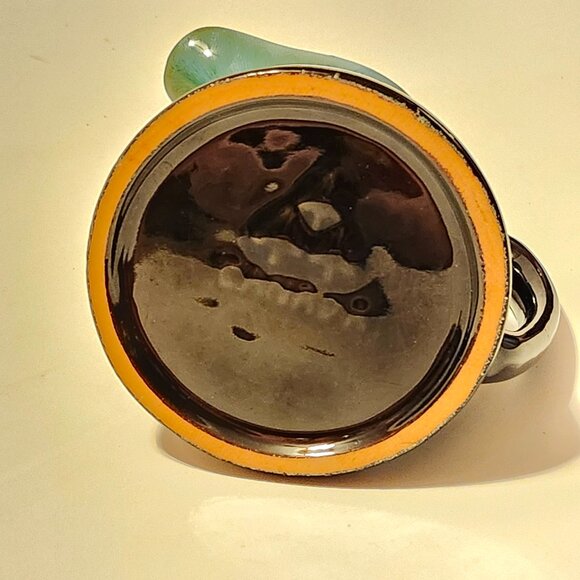 Vintage Blue Mountain Pottery creamer and sugar bowl matching set Woodland Charm - Picture 4 of 8